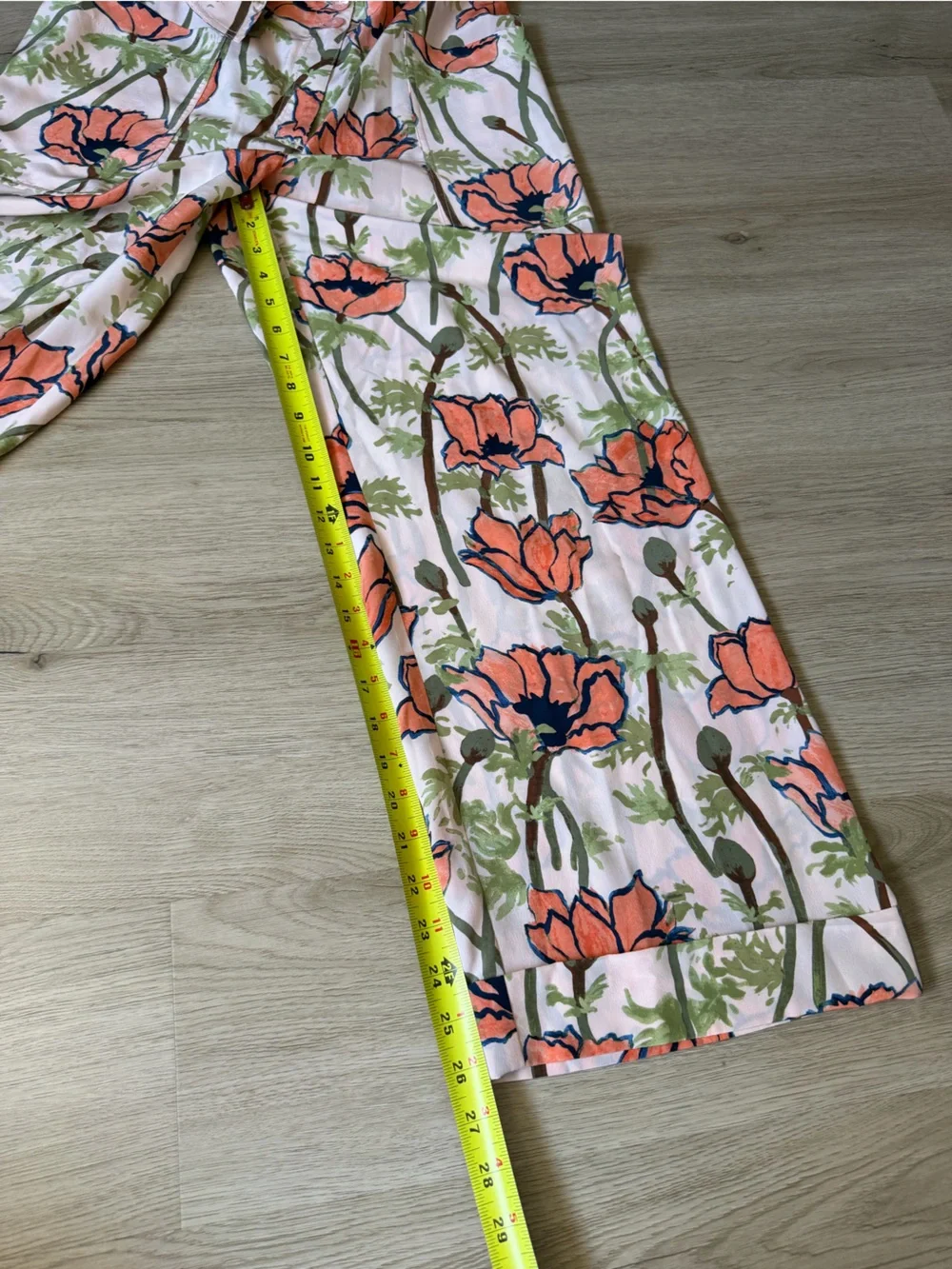 Tory Burch silk poppy pants